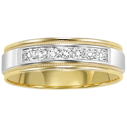 Gold Two Tone Gents Band