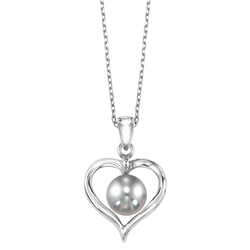 Silver Pearl Pendant - 096PG