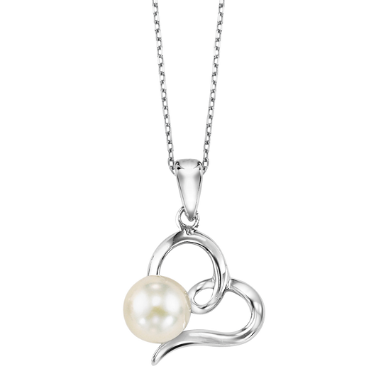 Silver Pearl Pendant - 142PW