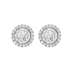 TriStar 14KW Diamond Earrings