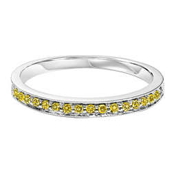 Treated Yellow Diamonds Mixable Ring