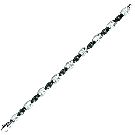 Gents Steel Two-Toned Bracelet