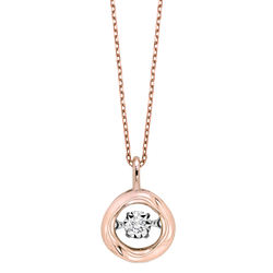 Gold Diamond ROL Pendant