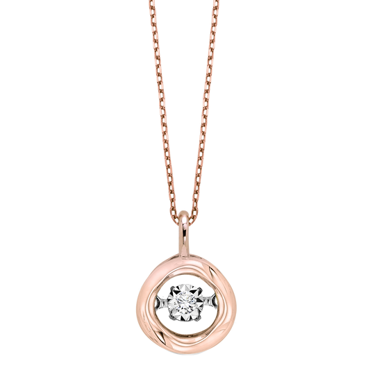 Gold Diamond ROL Pendant