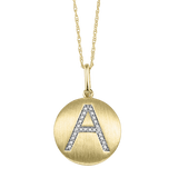 10K Diamond Alphabet Charm