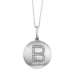 10K Diamond Alphabet Charm